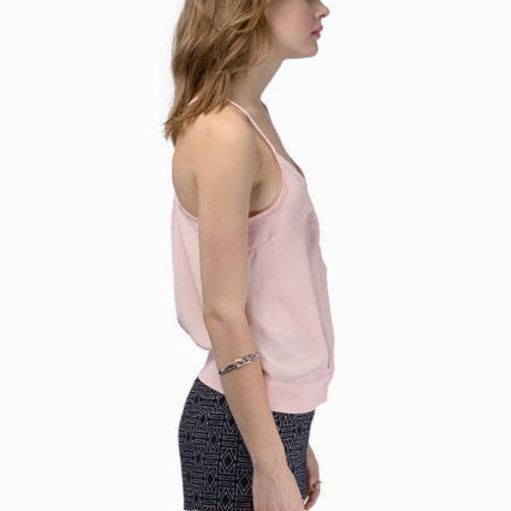 Blush Buttoned Cami - Picture 2 of 3